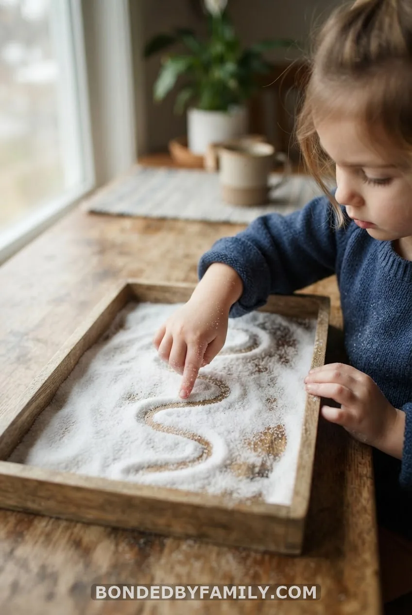 Tracing Without Worksheets: Salt, Sand & Sidewalk Chalk
