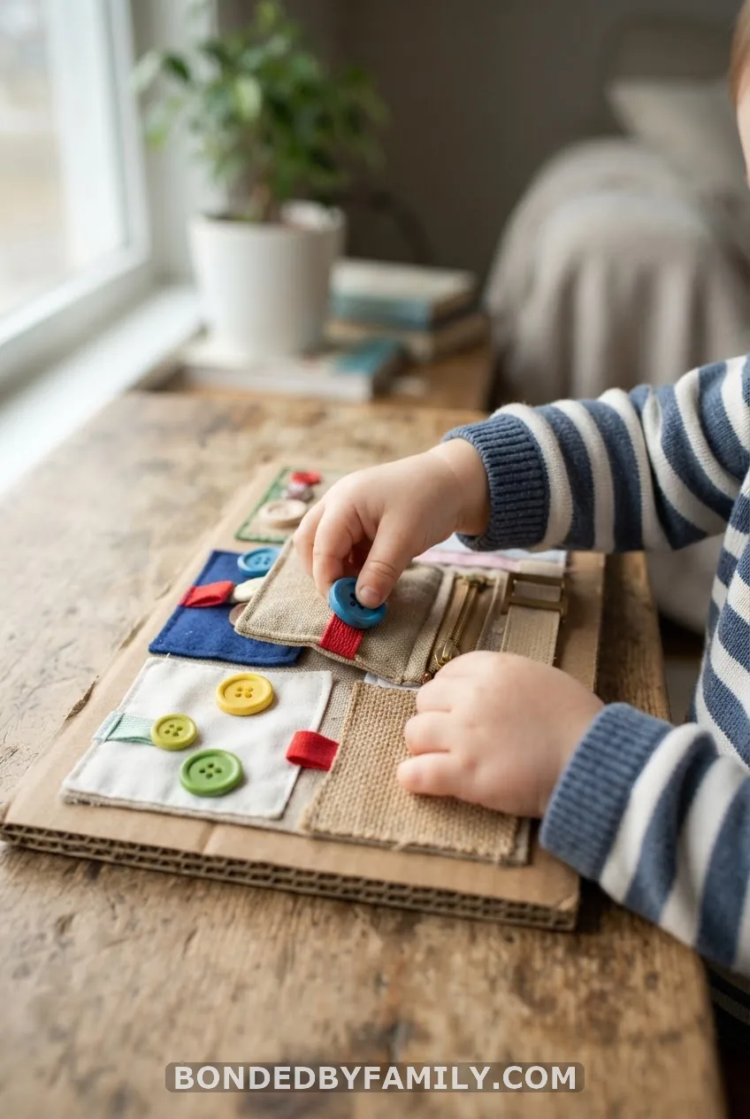 Button, Snap, Zip & Velcro Board