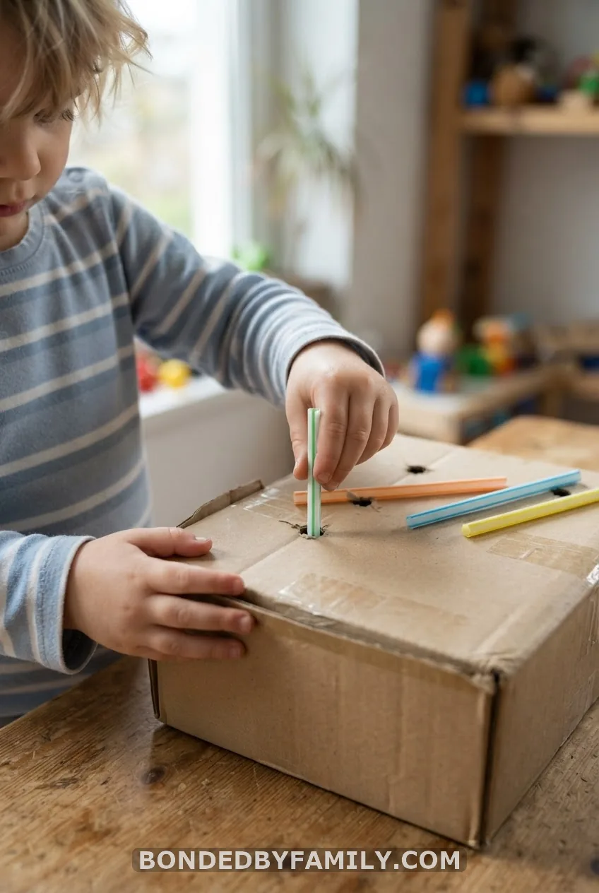 Straw Posting & Cardboard Box Games