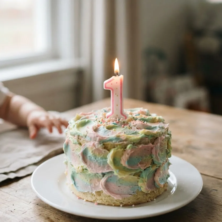 Classic Vanilla Smash Cake