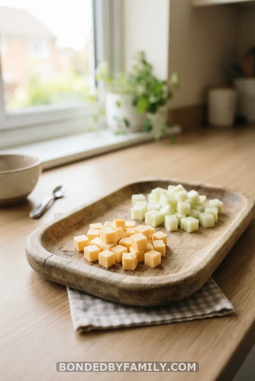 Cheese Cubes and Soft Cucumber Bites