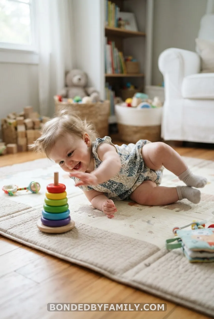 Roll-and-Reach with a Toy