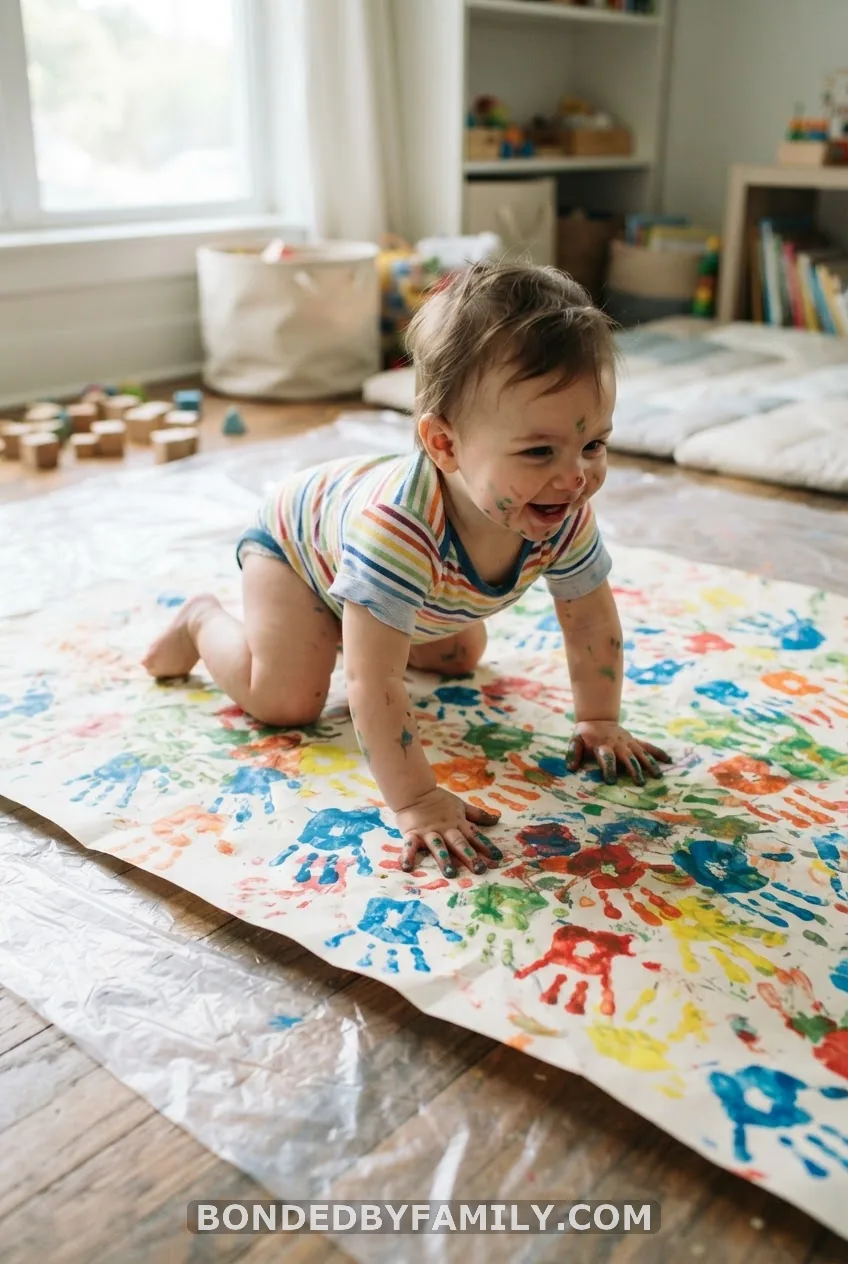 Big Paper Paint Crawl