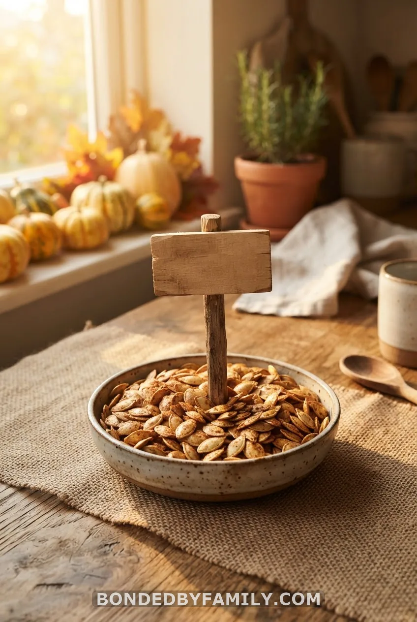 "Don't Eat the Pumpkin Seeds" Sign