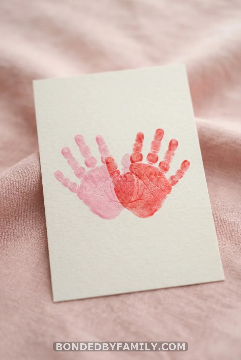 Valentine's "I Love You This Much" Handprint Heart
