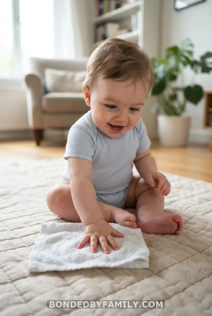 Frozen Washcloth Texture Play
