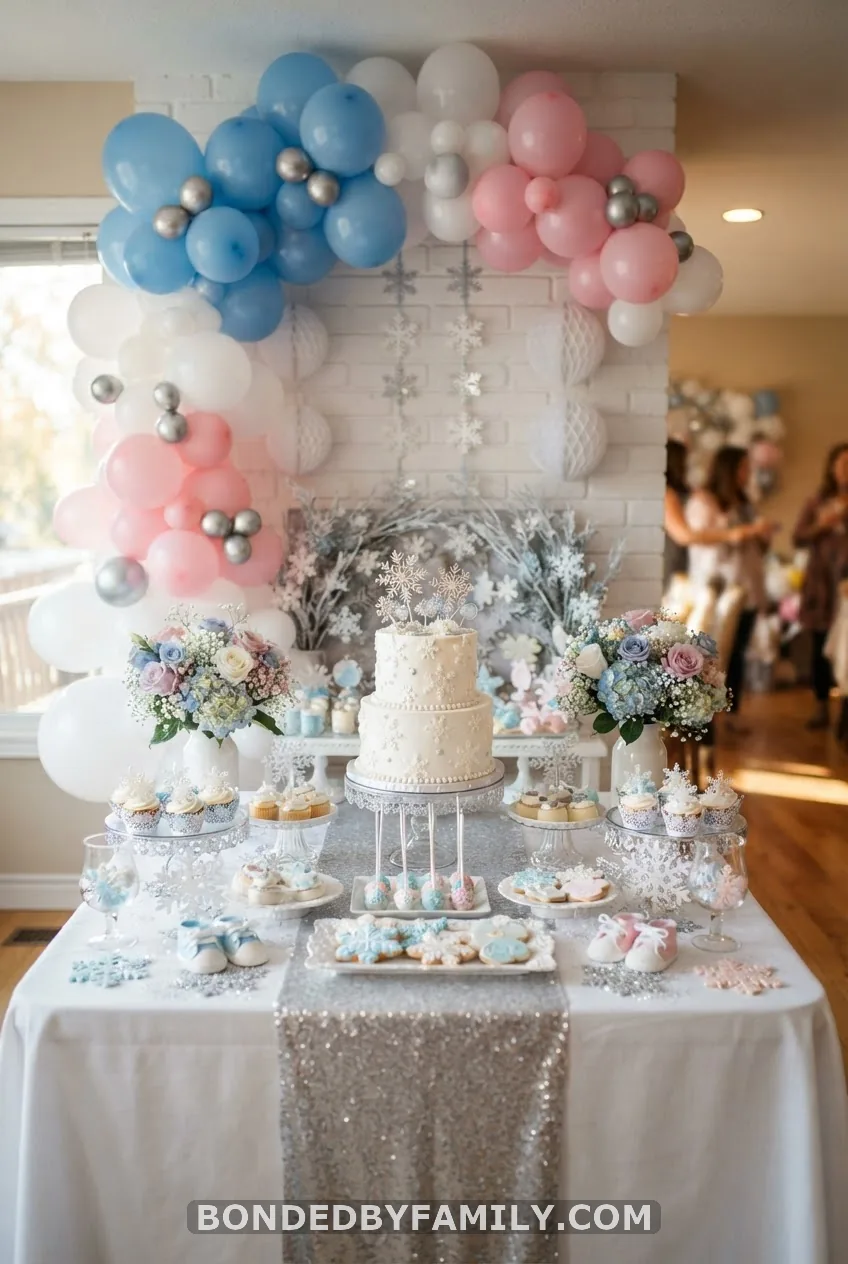 Two Snowflakes, Twice the Love: A Twins Theme