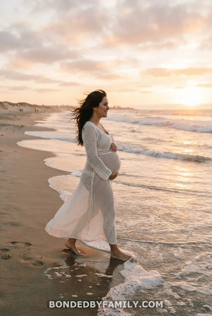 Beach Maternity Photoshoot Outfit