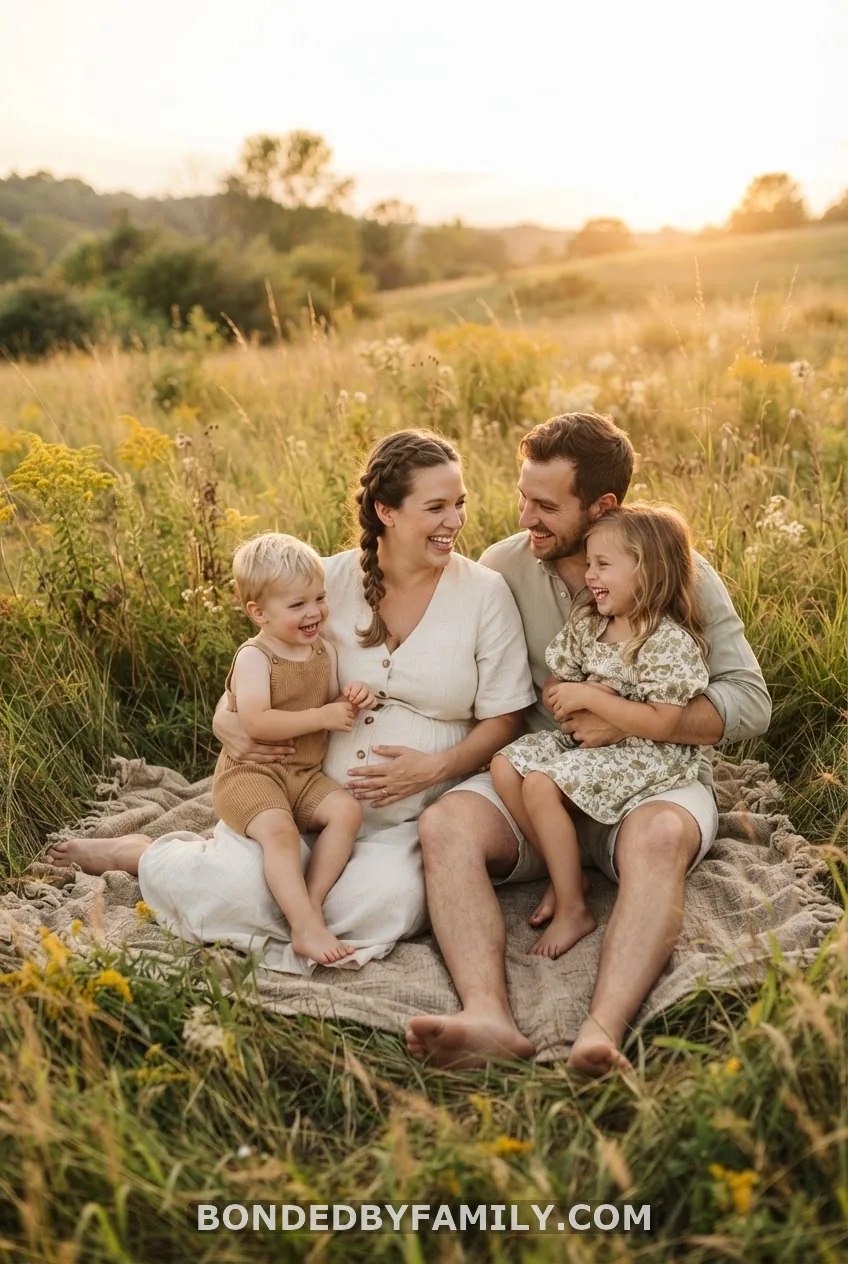 Family Maternity Photoshoot Outfit