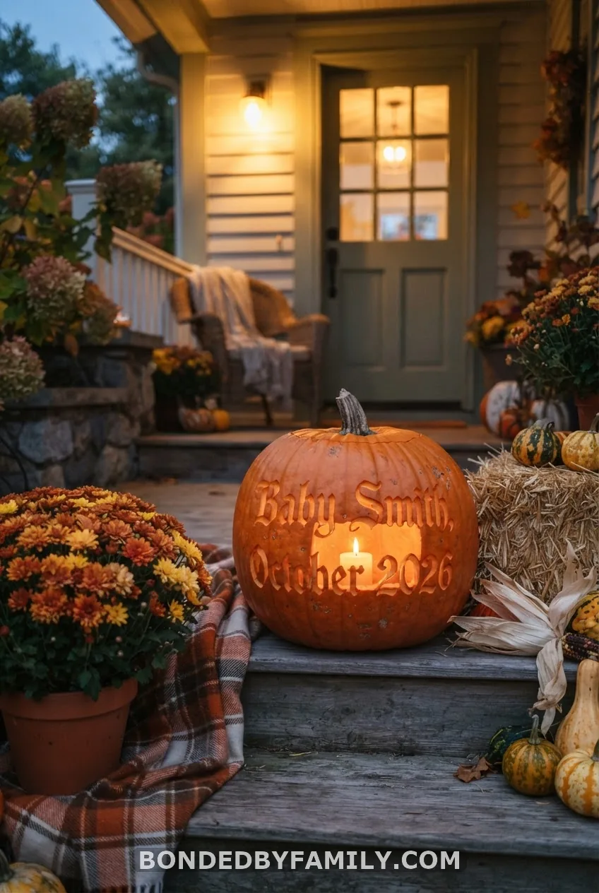 Carved or Painted Pumpkin Due-Date Reveal