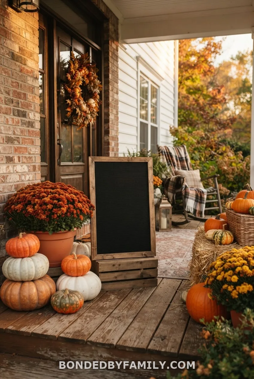 Front-Porch Harvest Letterboard Setup
