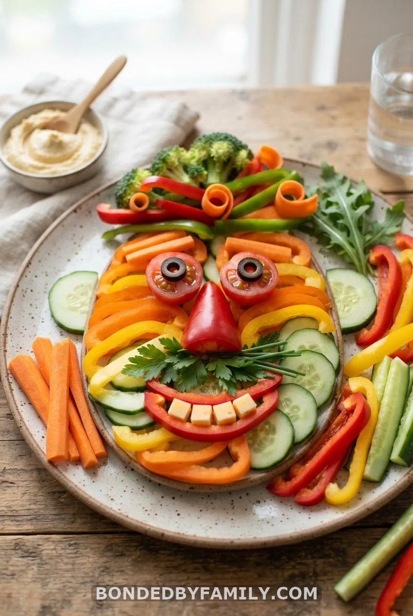 Set Up a Mr. Potato Head Snack Platter