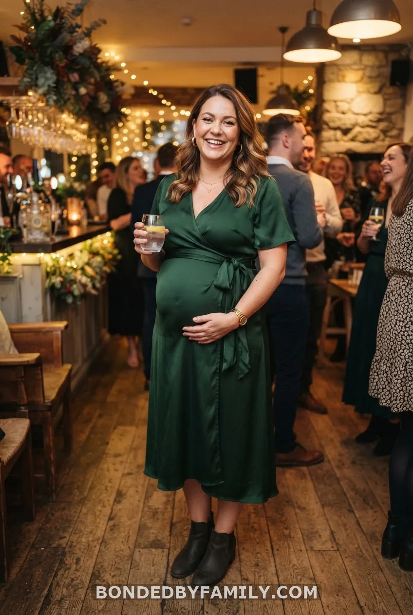 Wrap Midi Dress