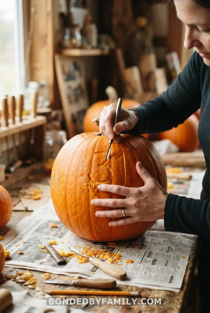 Carve the Due Date Into a Pumpkin (Full Walkthrough)