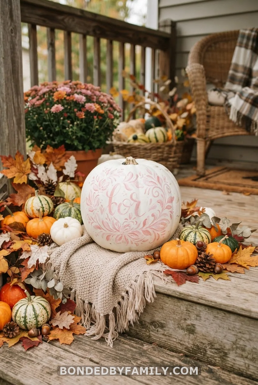 No-Carve Paint Pen Pumpkin Message