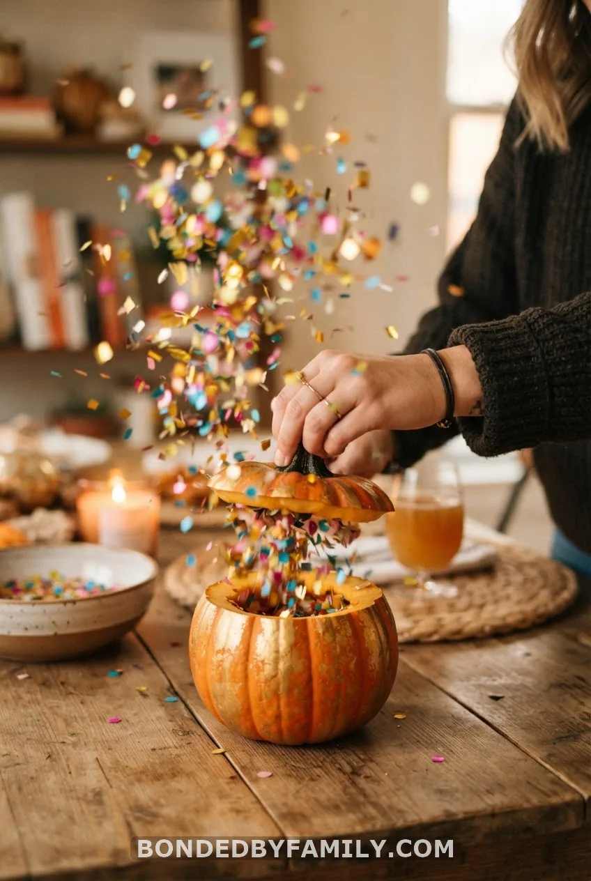 Confetti Pop Pumpkin Reveal