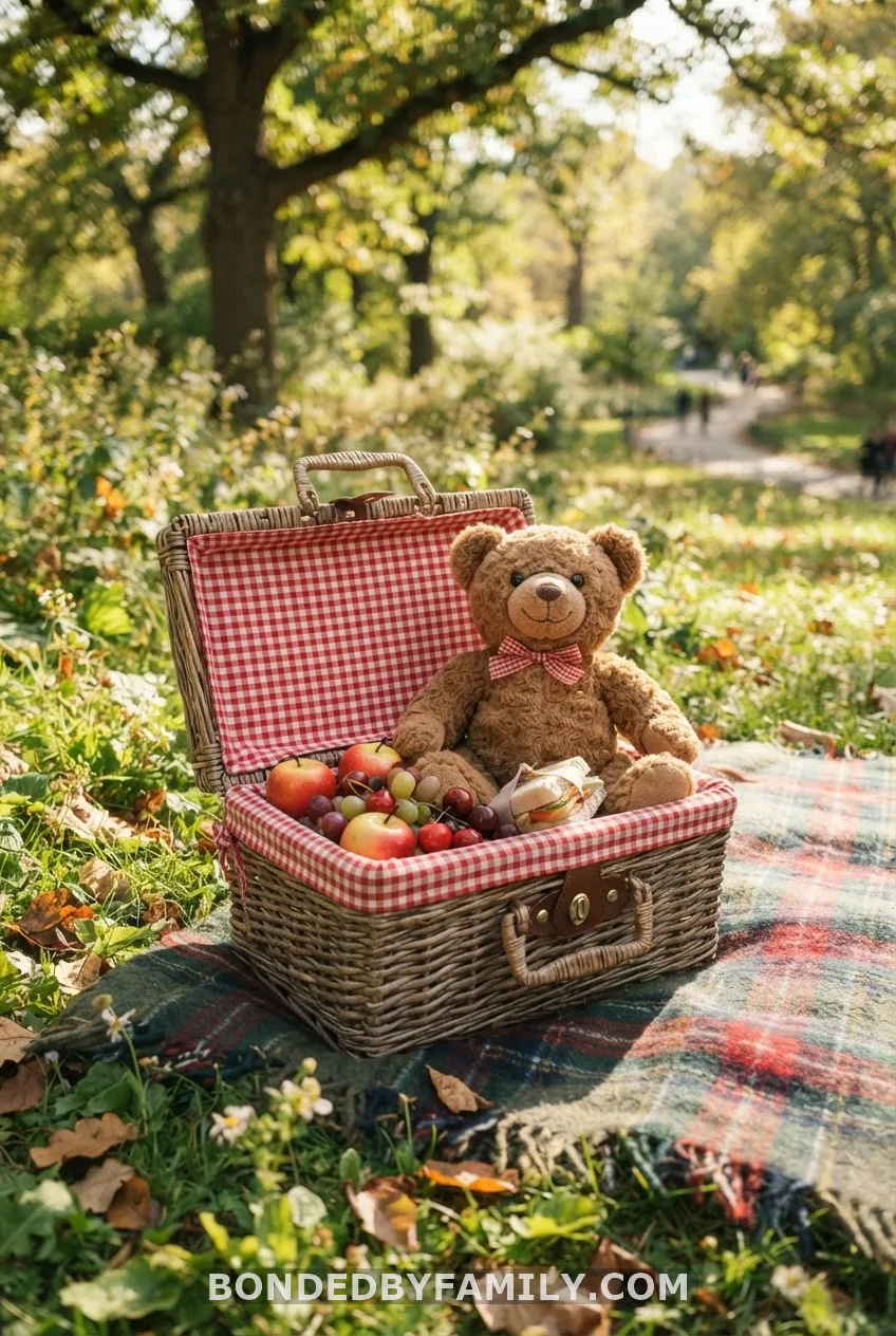 Teddy Bear Picnic Basket Centerpiece