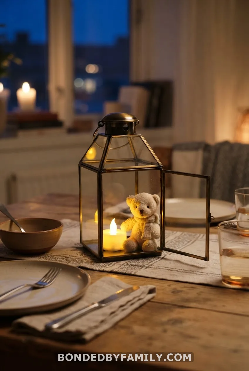 Teddy Bear Lantern Centerpiece