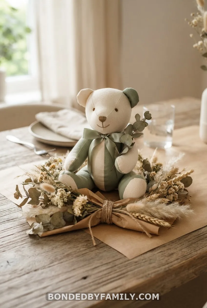 Gender-Neutral Teddy Bear Centerpieces