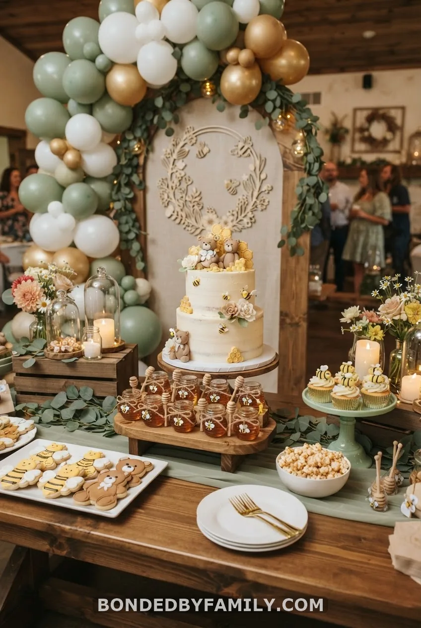 Gender-Neutral Teddy Bear Dessert Table