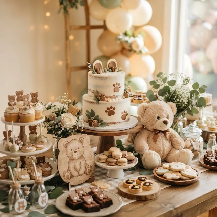 What Makes a Great Teddy Bear Baby Shower Dessert Table?