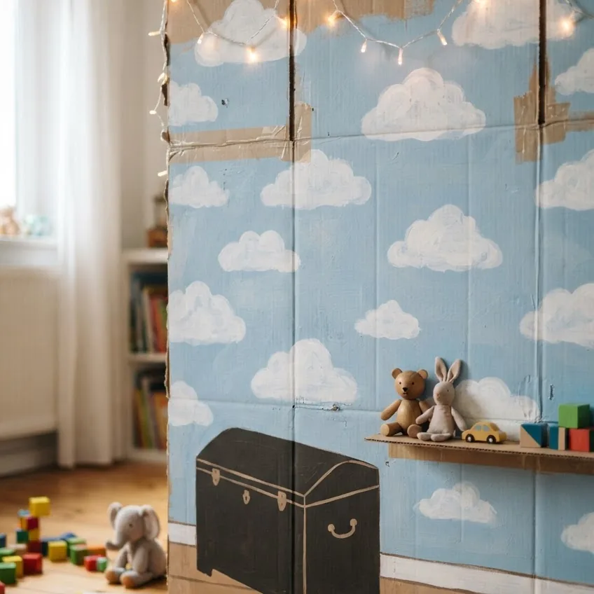 Build an Andy's Room Backdrop From Cardboard You Already Have