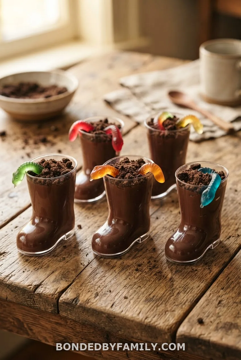 Woody's Boot Pudding Cups