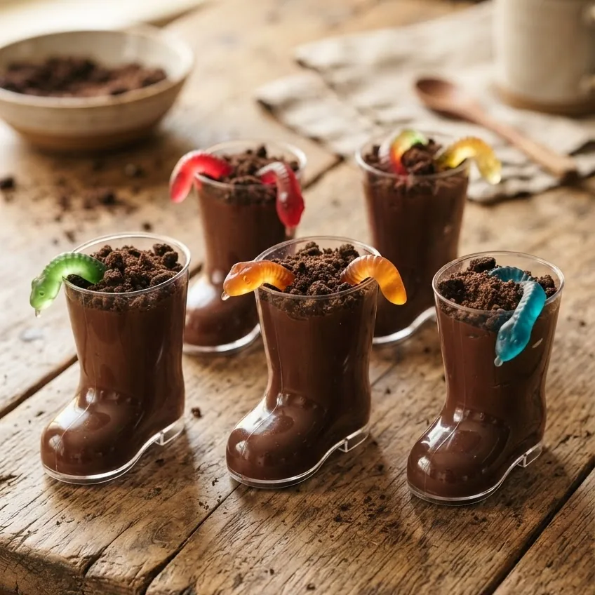 Woody's Boot Pudding Cups