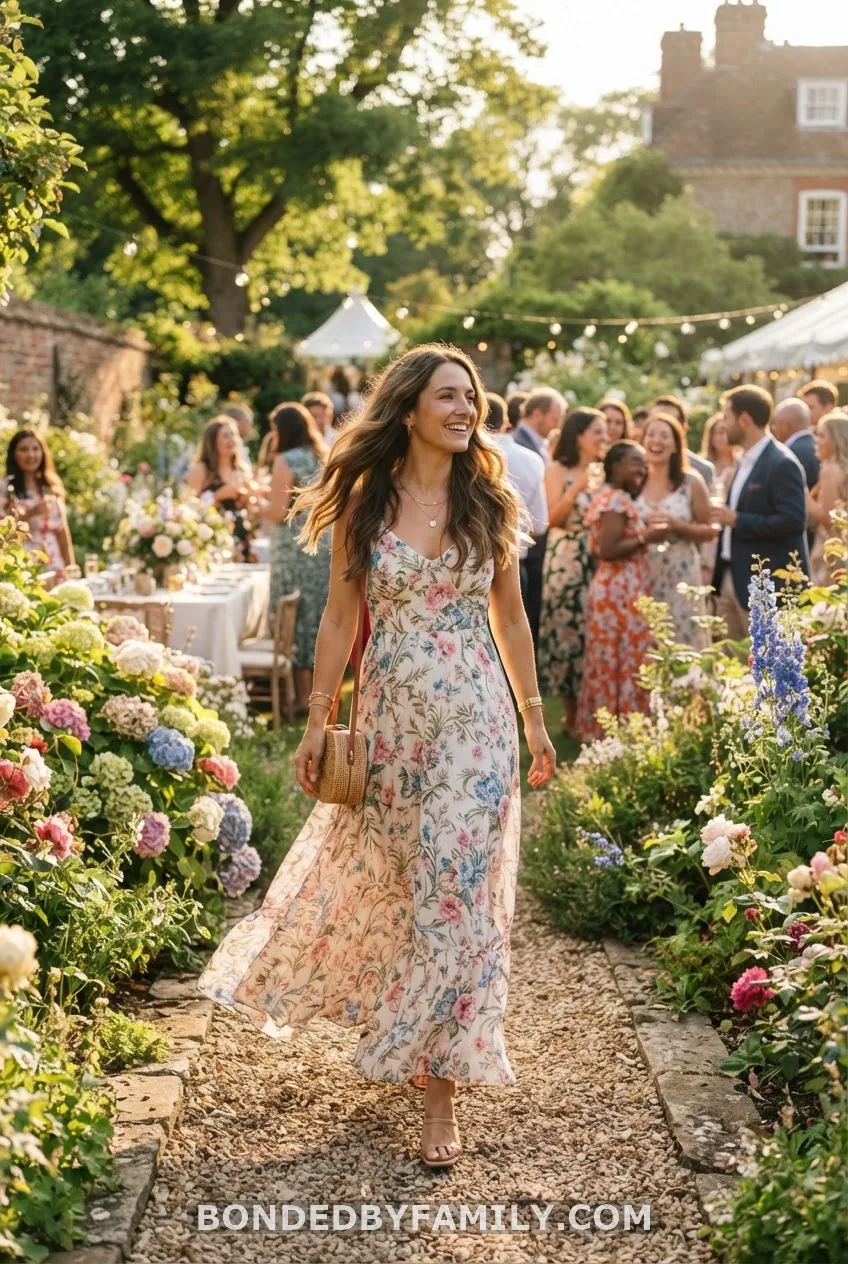 Floral Maxi Dress With a Pastel Print