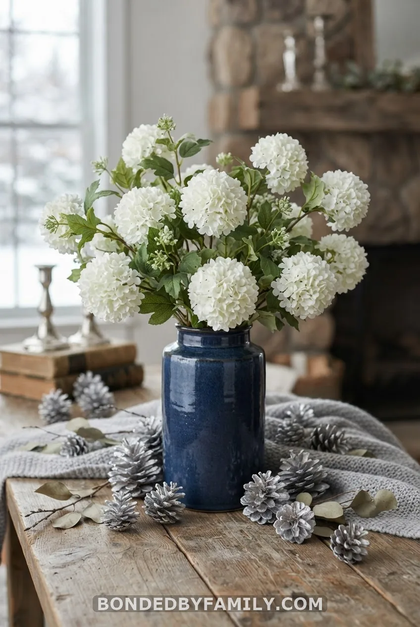 Boy Blue Snowball Arrangement
