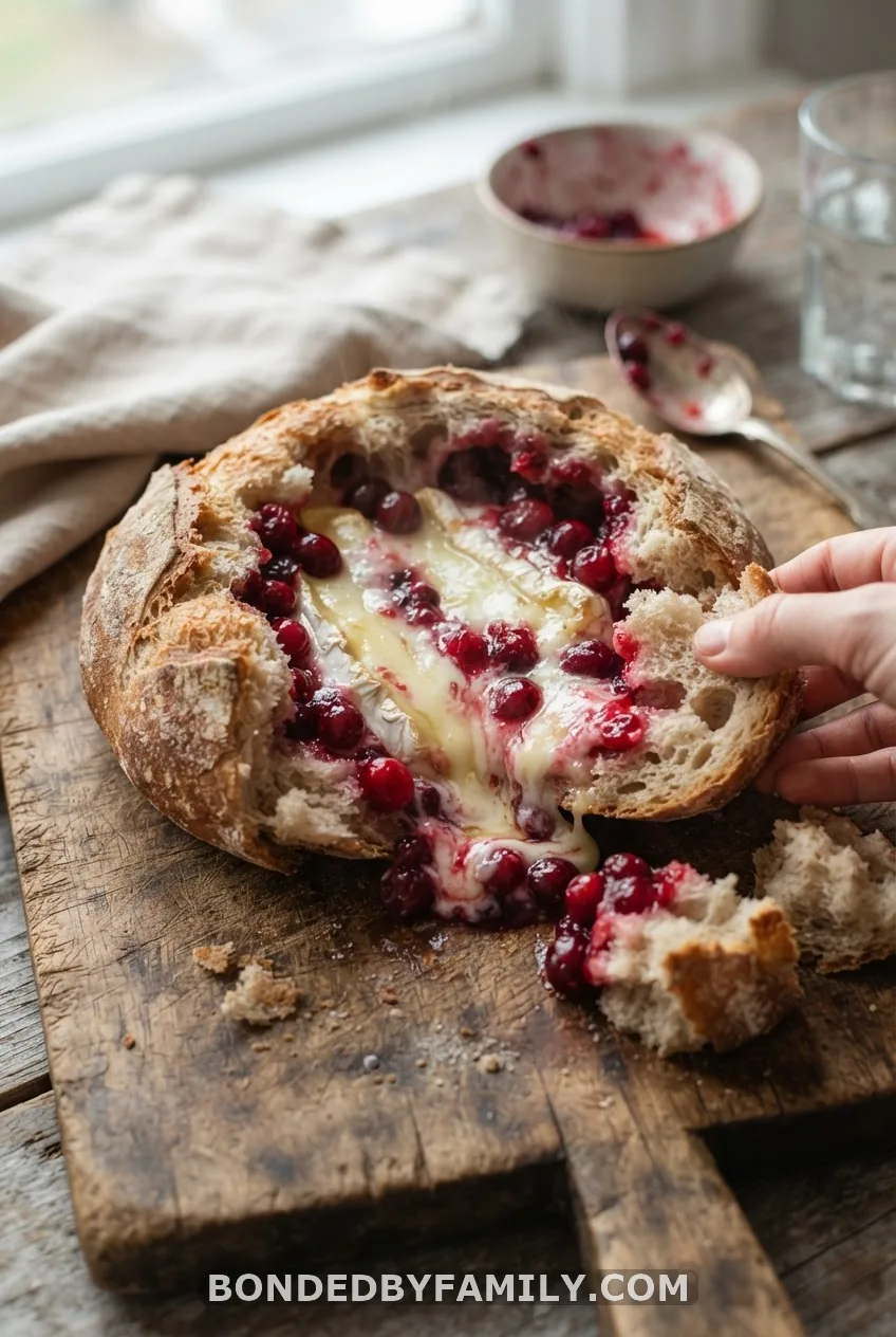 Cranberry Brie Pull-Apart Bread