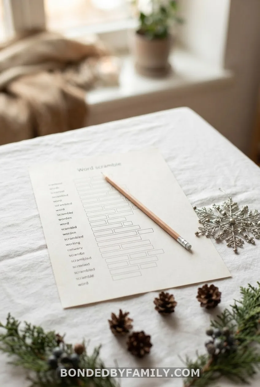 Winter Baby Word Scramble