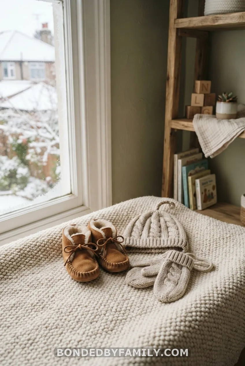 UGG Bixbee Booties and a Knit Hat-and-Mitten Set