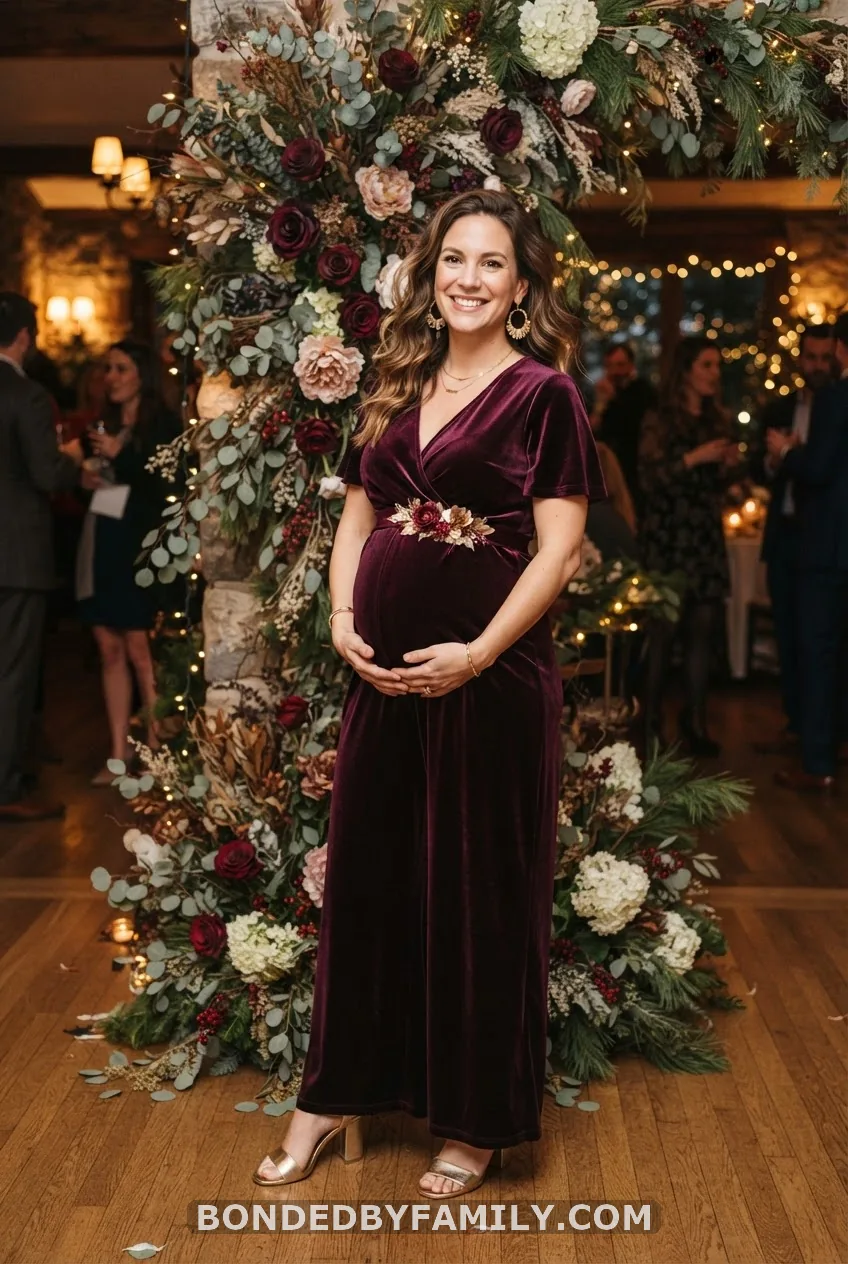 Velvet Jumpsuit + Statement Earrings