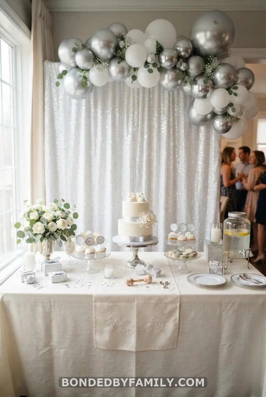 Go Classic With a Snowy Ivory-and-Silver Theme