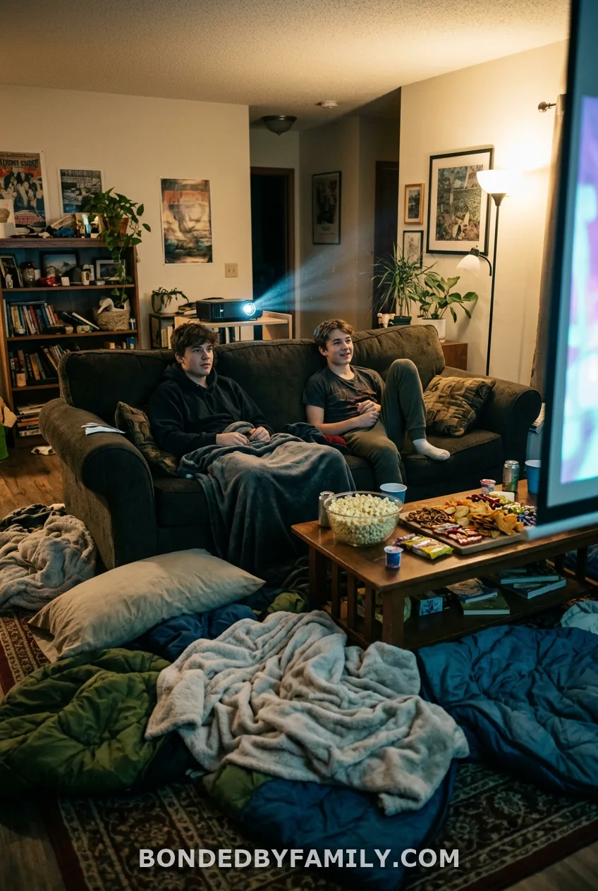 A Movie Marathon with Midnight Snacks