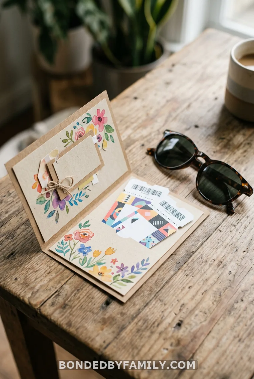 Concert or Festival Tickets in a Card