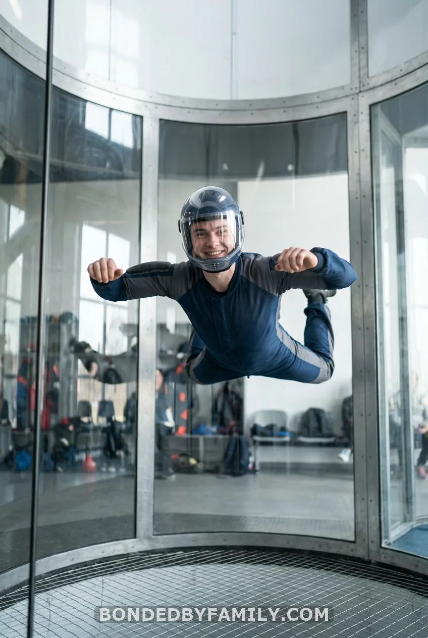 Indoor Skydiving or a Driving Day