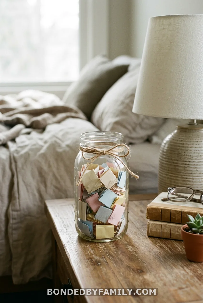 An "18 Reasons I Love You" Jar