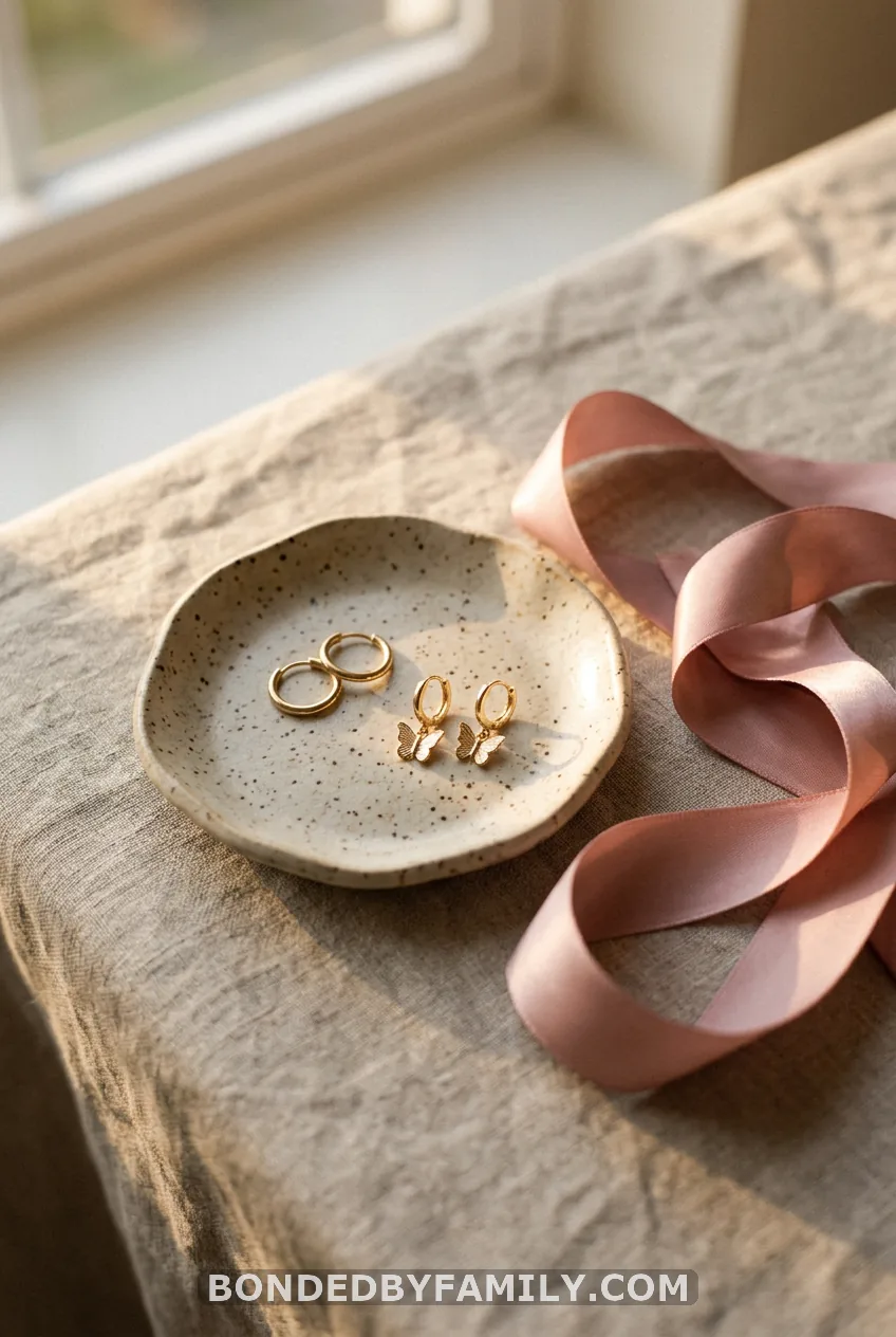 Gold Hoops and Butterfly Huggies