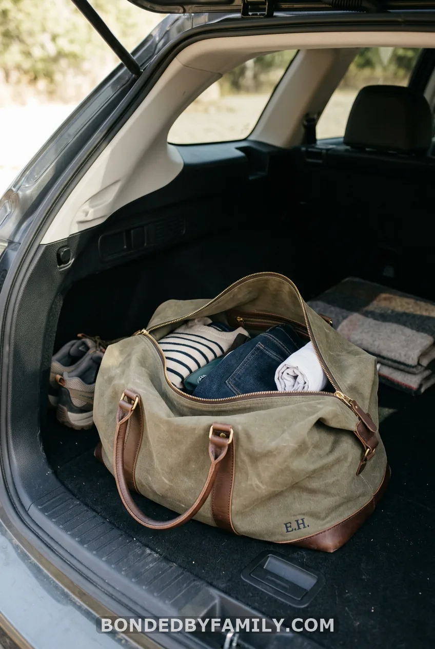 A Monogrammed Duffle or Weekender