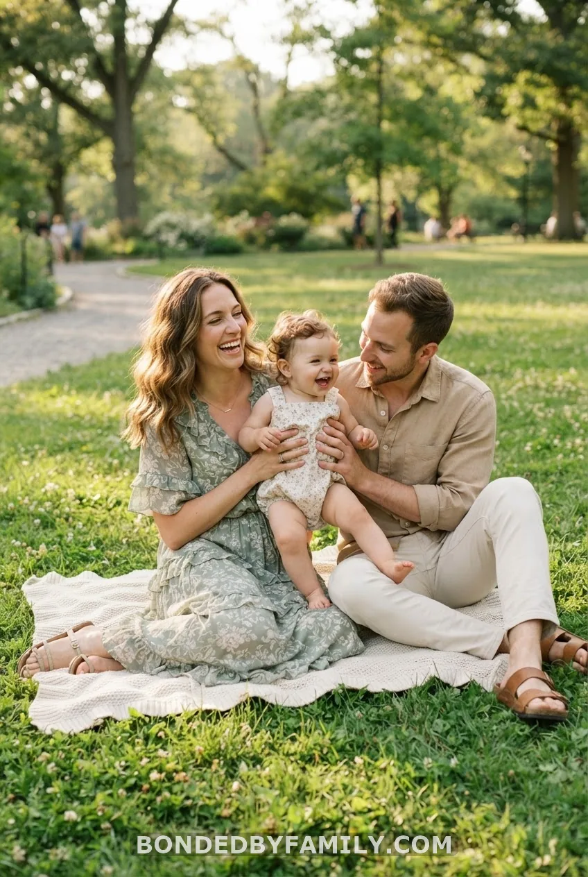 Matching Family Outfits, Including Mom and Dad