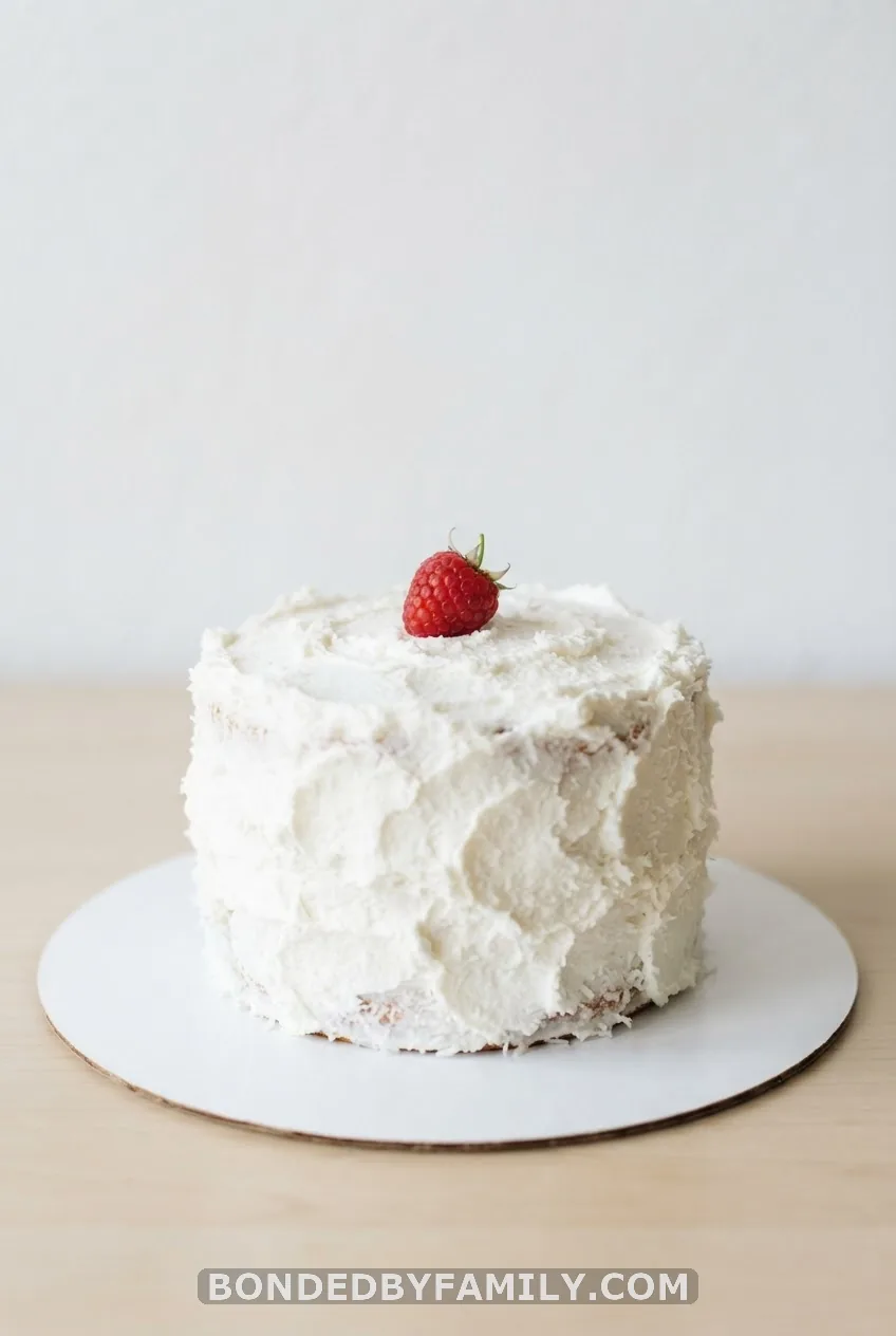 Coconut Whipped Cream Smash Cake