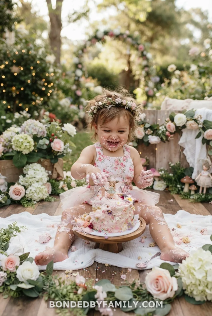 Fairy First Birthday Cake Smash