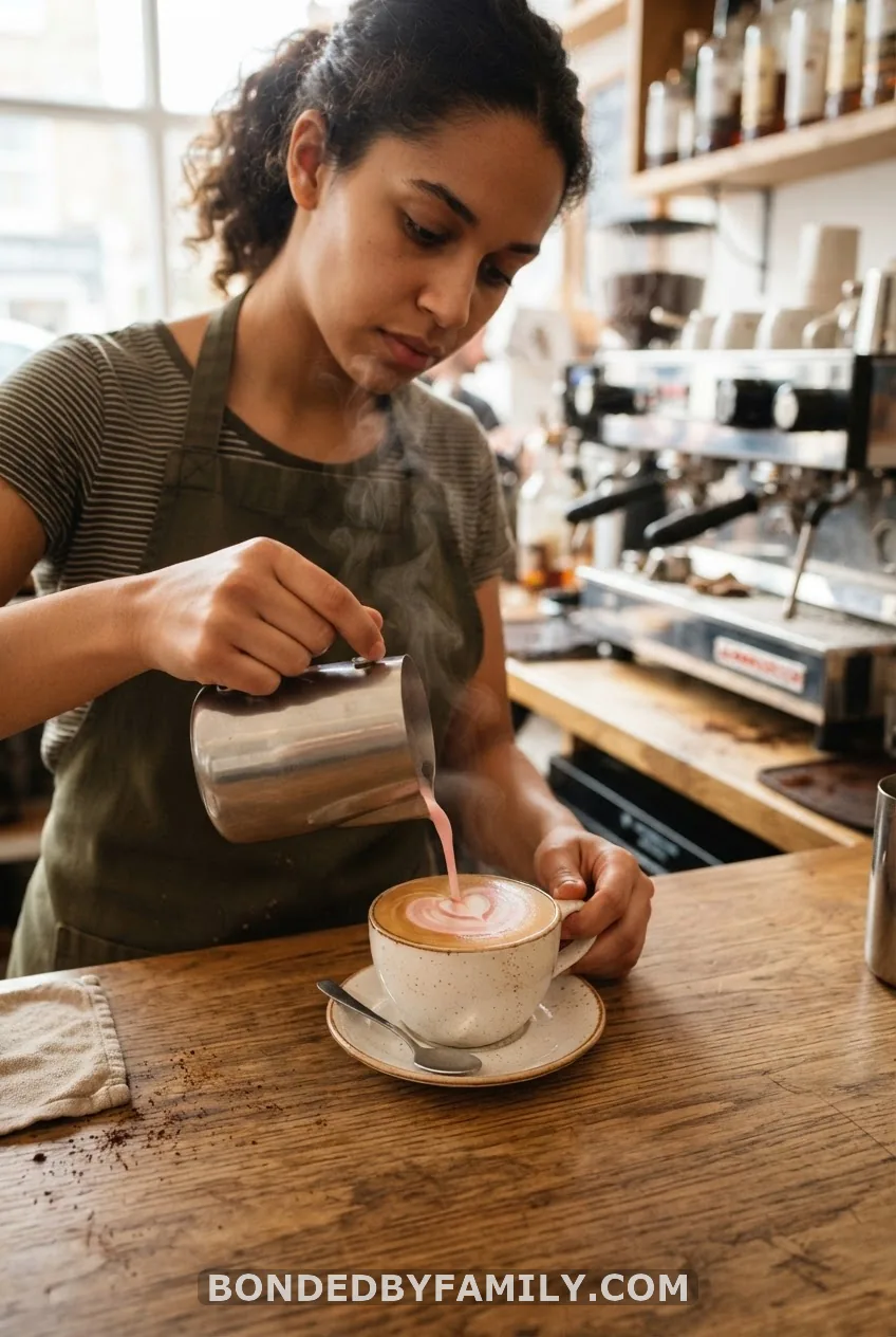 Pink or Blue Crema Latte Art