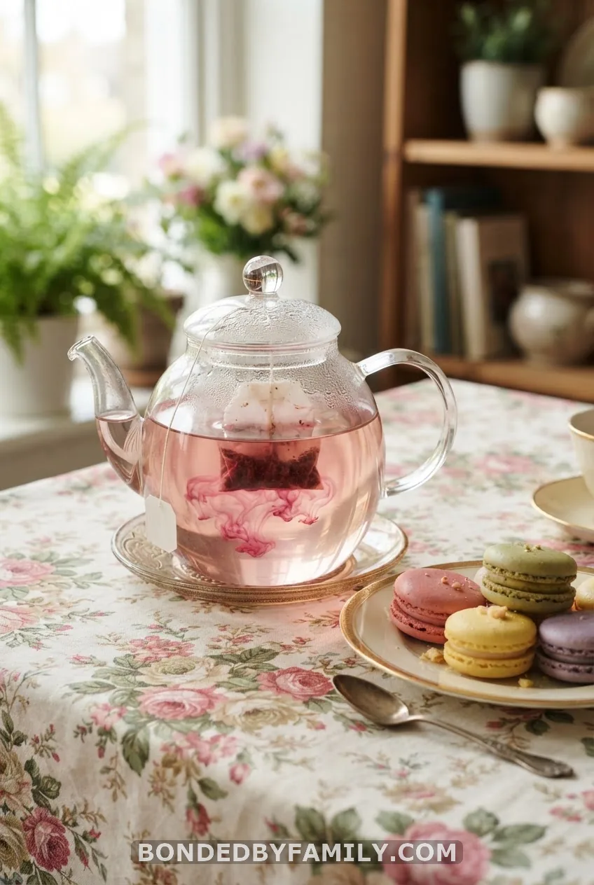 Blueberry vs. Strawberry Tea Bag Drop
