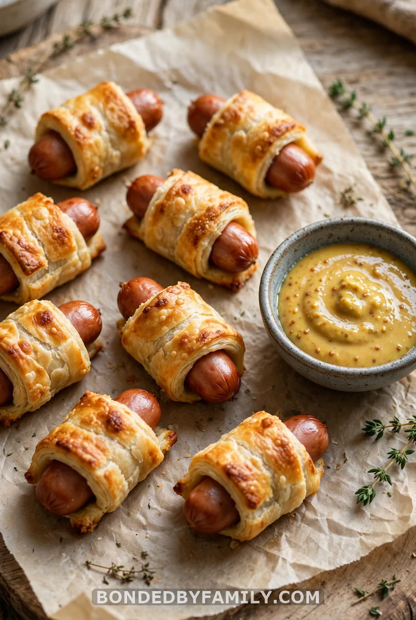 Pigs in Blankets with Honey Mustard