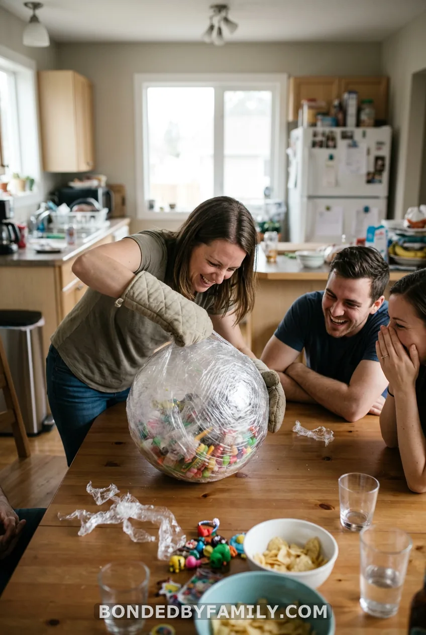 Plastic Wrap Prize Ball
