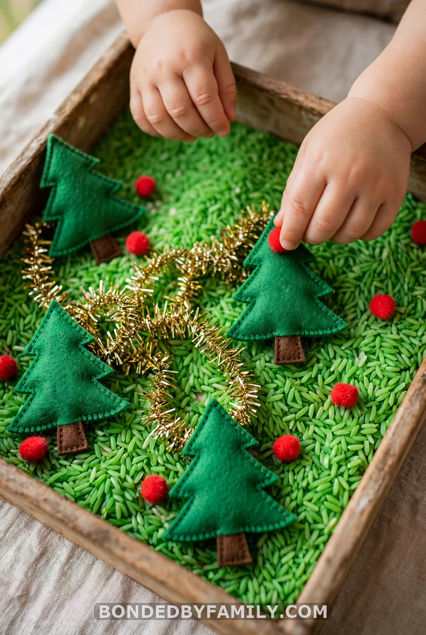 Christmas Tree Rice Bin