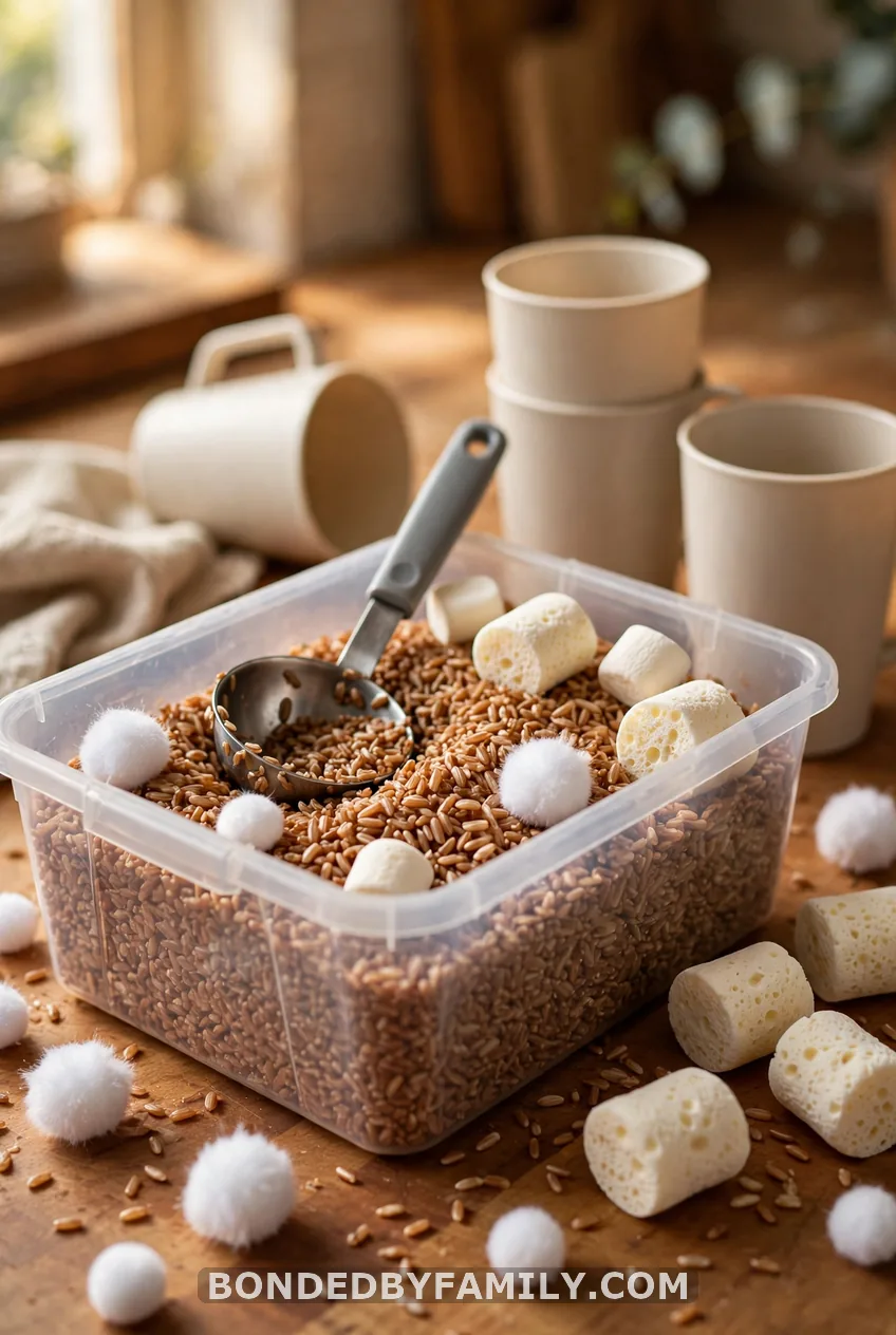 Hot Chocolate Rice Bin
